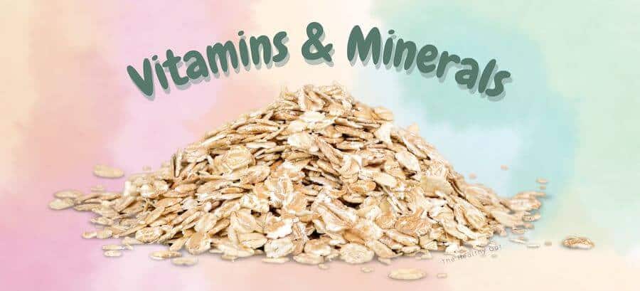 oat milk vitamins and minerals