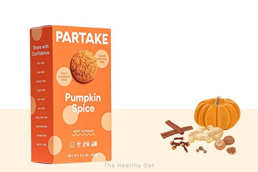 Partake Pumpkin Spice cookie mix