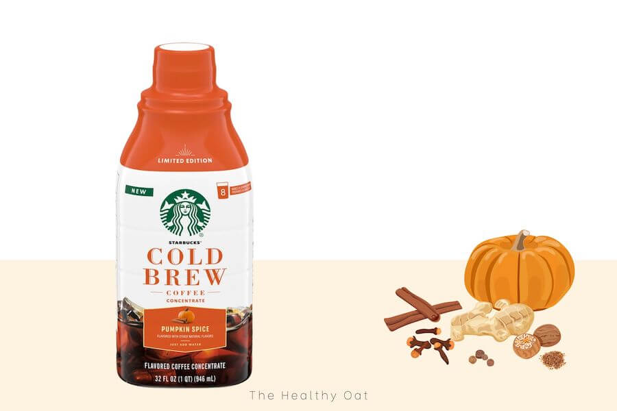 Starbucks cold brew coffee concentrate pumpkin spice