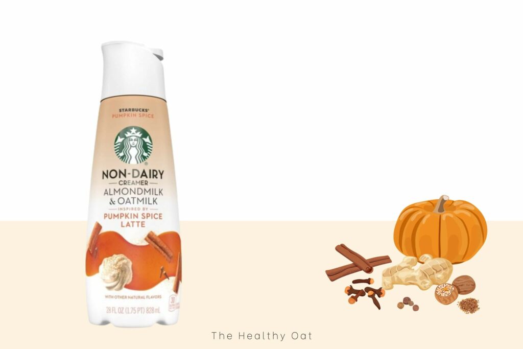 Starbucks non-dairy cream oat milk pumpkin spice latte