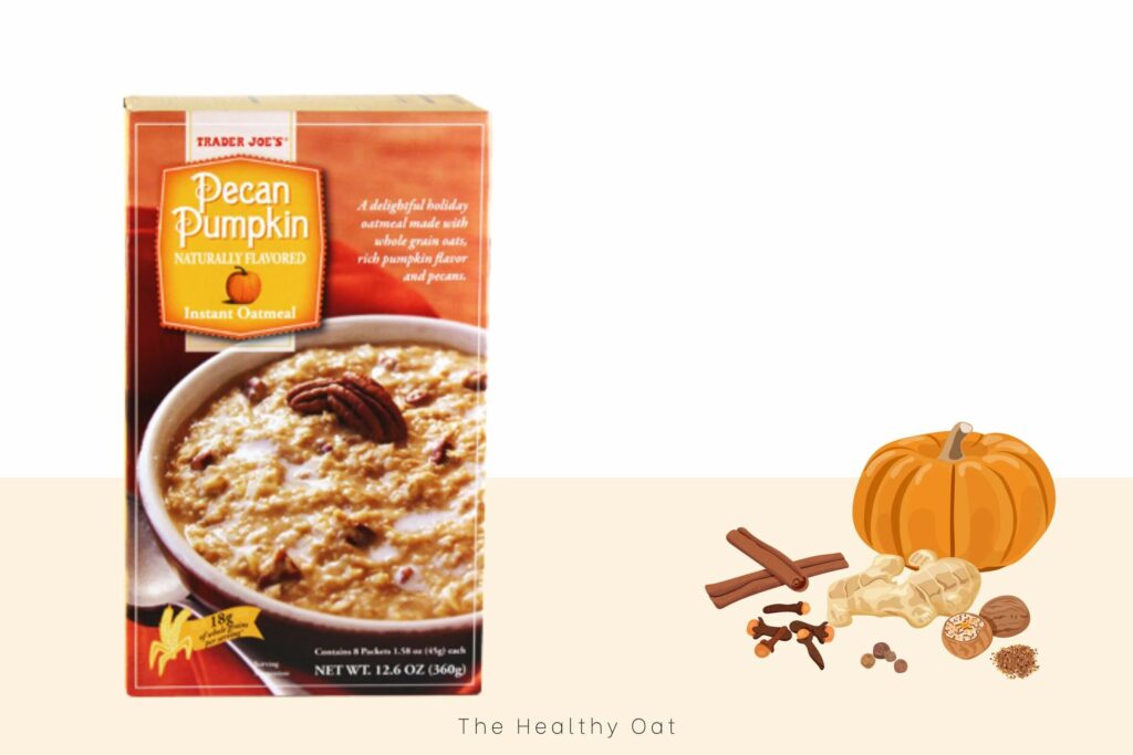 Trader Joes pecan pumpkin spice oatmeal