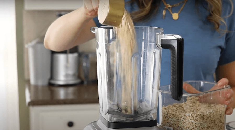 homemade oat milk blender