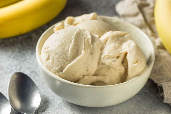 banana oat milk ice cream